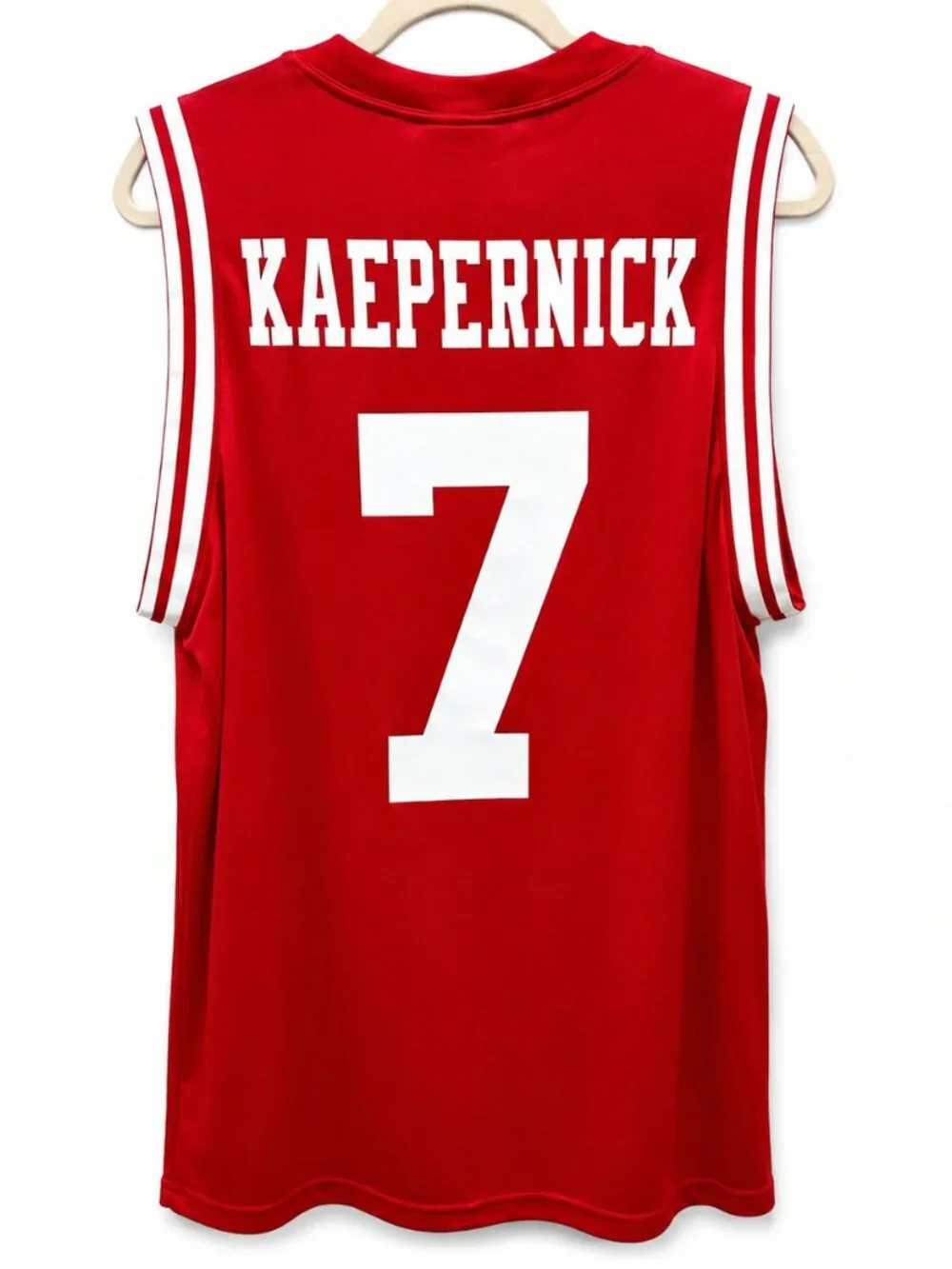 Colin Kaepernick #7 San Francisco 49ers Red Sleeveless Jersey
